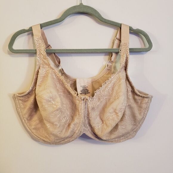 MODERN MOMENTS NUDE LACE DEMI BRA SIZE 44DDD - Picture 2 of 6
